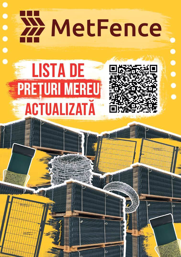 Catalog MetFence cu paleti de garduri panel